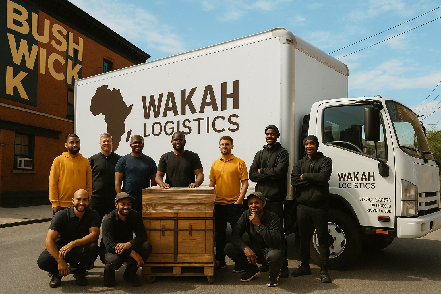 Wakah Logistics Truck on the Road